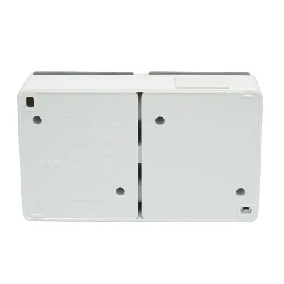 Priza dubla aplicata PT 16A, 250V contact de protectie si capac transparent IP44 Breckner Germany - imagine 2
