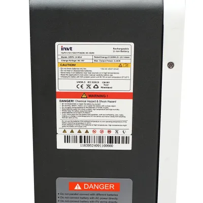 Baterie stocare Li-ion 5.12kW LiFePO4 51.2V, 100Ah pentru sisteme solare 520x470x141.5mm IP67 INVT - imagine 4