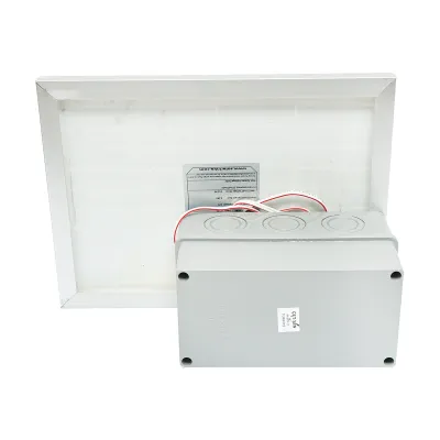 Panou solar 12W 255x355x20mm cu baterie 12V/7Ah Breckner Germany - imagine 2
