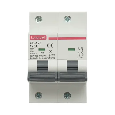 Siguranta automata intrerupator MCB 2P, 125A 415VAC, 6kA Longroad