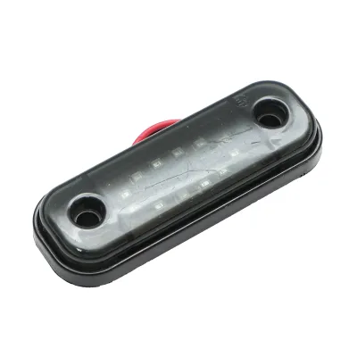 Lampa laterala gabarit slim LED 12-24V, rosu fumuriu 89x32mm Breckner Germany - imagine 3