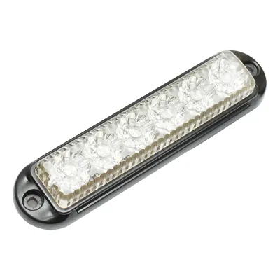 Lampa laterala gabarit LED 12-24V, alb 155x37mm, rama neagra Breckner Germany - imagine 3