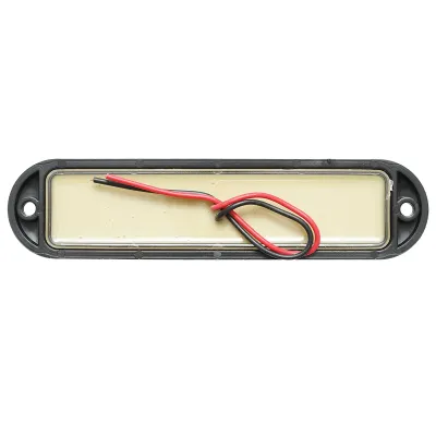 Lampa laterala gabarit LED 12-24V, alb 155x37mm, rama neagra Breckner Germany - imagine 2