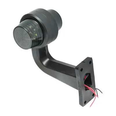 Set lampi gabarit laterale LED rosu-alb fumuriu 12V-24V Breckner Germany - imagine 2