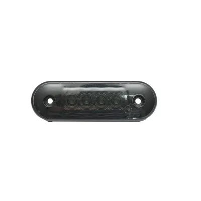 Lampa gabarit laterala slim LED 12-24V rosu fumuriu 85x28x11mm Breckner Germany