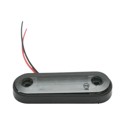 Lampa gabarit laterala slim LED 12-24V rosu fumuriu 85x28x11mm Breckner Germany - imagine 6