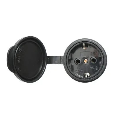 Cupla schuko cauciuc 250V, 16A cu maner, capac si impamantare IP44 Breckner Germany - imagine 4