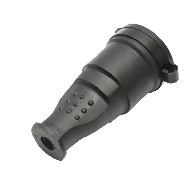 Cupla schuko cauciuc 250V, 16A cu maner, capac si impamantare IP44 Breckner Germany - imagine 3