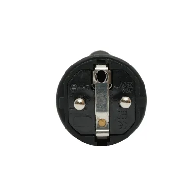 Stecher schuko cauciuc 250V, 16A cu maner si impamantare IP44 Breckner Germany - imagine 3