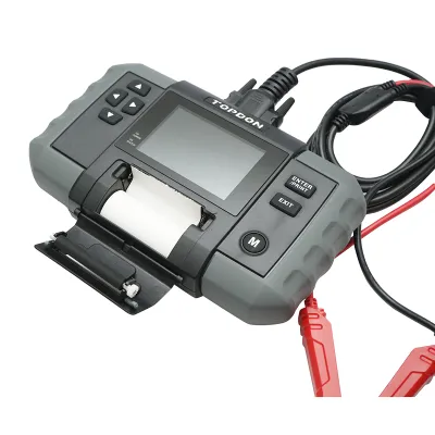 Tester baterie digital cu imprimanta 12-24V, protectie polaritate 100-2000A BT600 - imagine 3