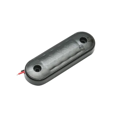 Lampa laterala gabarit slim LED 12-24V, galben fumuriu 83x27mm Breckner Germany - imagine 3