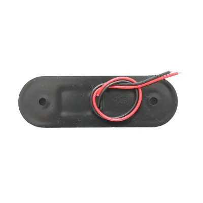 Lampa laterala gabarit slim LED 12-24V, galben fumuriu 83x27mm Breckner Germany - imagine 2