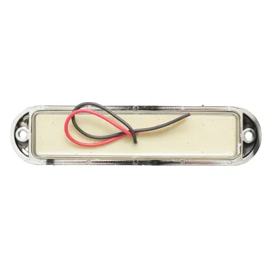 Lampa laterala gabarit LED 12-24V, alb 155x37mm, rama cromata Breckner Germany - imagine 2