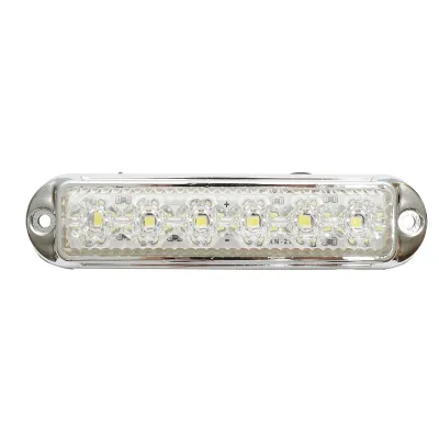 Lampa laterala gabarit LED 12-24V, alb 155x37mm, rama cromata Breckner Germany