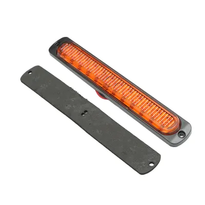 Lampa laterala gabarit slim LED 12-24V, galben 190x30mm Breckner Germany - imagine 2