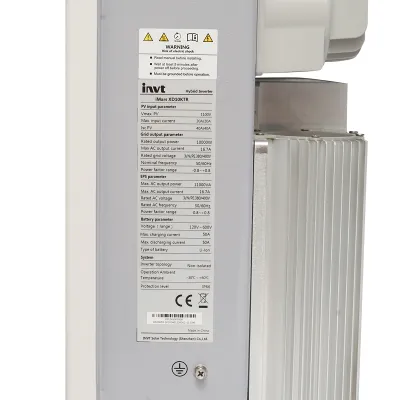 Invertor hybrid 10KW INVT XD10KTR trifazic 380V pentru sistem fotovoltaic 2xMPPT, logger wi-fi si smart meter inclus ON/OFF-GRID - imagine 2