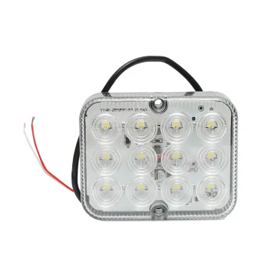 Lampa marsarier LED 12V/24V alba 12 LED-uri 100x80x25mm Breckner Germany