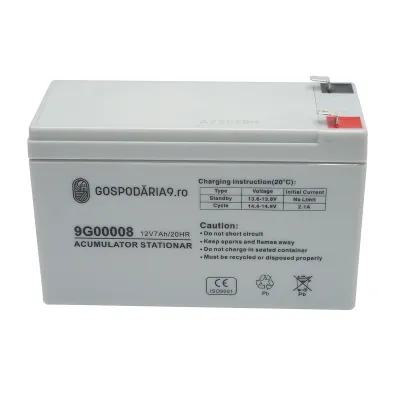Baterie sistem solar cu gel 12V 7Ah 20HR 151x65x94x100 mm FC12-7.0 Gospodaria 9