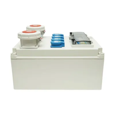 Tablou electric grup prize organizare santier 4x230V/16A, 2x400V/32A, 1x250V/16A, 12 module 400x300x186mm IP67 Breckner Germany - imagine 6