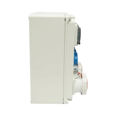 Tablou electric grup prize organizare santier 4x230V/16A, 2x400V/32A, 1x250V/16A, 12 module 400x300x186mm IP67 Breckner Germany - imagine 3
