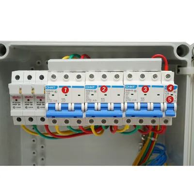 Tablou electric grup prize organizare santier 2x230V/16A, 3x400V/32A, 12 module 460x270x160mm IP44/IP67 SUNTREE - imagine 3