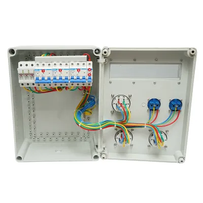 Tablou electric grup prize organizare santier 2x230V/16A, 3x400V/32A, 12 module 460x270x160mm IP44/IP67 SUNTREE - imagine 2
