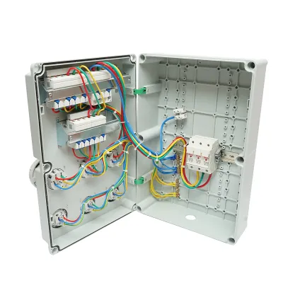 Tablou electric grup prize organizare santier 3x415V/32A, 3x250V/16A, 10 module, 540x360x180mm IP67 SUNTREE - imagine 2