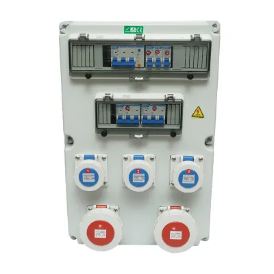 Tablou electric grup prize organizare santier 2x415V/32A, 3x250V/16A, 18 module 540x360x180mm IP67 SUNTREE