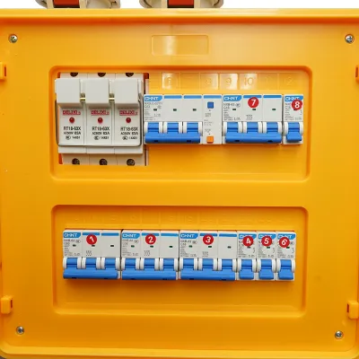 Tablou electric grup prize organizare santier portabil 2x415V/16A, 4x230V/16A, 1x415V/32A, 1x415V/63A, 370x340x330mm IP44/IP67 SUNTREE - imagine 5