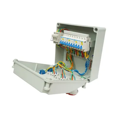 Tablou electric grup prize organizare santier 2x230V/16A, 3x415V/16A, 330x330x170mm IP44/IP67 Breckner Germany - imagine 2