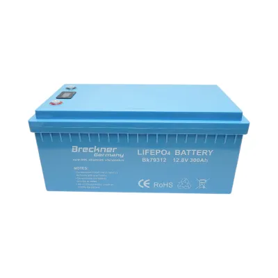 Baterie Li-ion LiFePO4 12.8V, 300Ah cu BMS, Bluetooth si protectie temperatura IP54 Breckner Germany