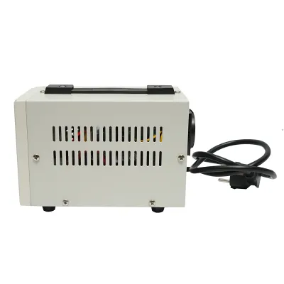 Stabilizator automat de tensiune monofazic cu releu 2000VA, 140-260V, 2 prize schuko 230V, afisaj LCD Breckner Germany - imagine 3