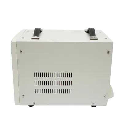 Stabilizator automat de tensiune 10000VA, 140-260V cu releu monofazat, 2 prize schuko 230V, afisaj LCD Breckner Germany - imagine 3
