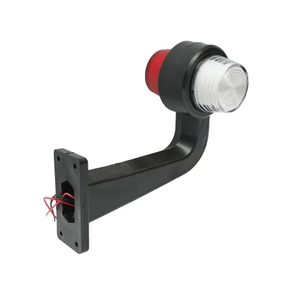 Set lampi laterale gabarit LED cu brat 12-24V, alb-rosu FR0158 Breckner Germany - imagine 3