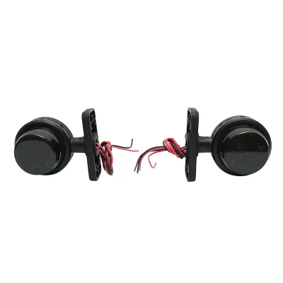 Lampa laterala gabarit rotativa LED 12-24V, galben-rosu fumuriu FR0237 Breckner Germany - imagine 2