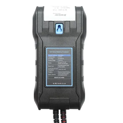 Tester baterie digital cu imprimanta 12-24V, testare 3-360 Ah, protectie polaritate inversa, afisaj LCD color - imagine 4