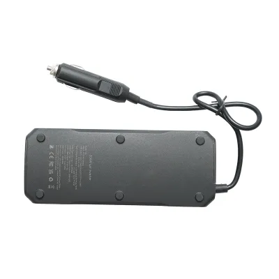 Invertor tensiune 12V-220V 200W, display digital LED, unda sinusoidala modificata, port USB, USB-C, iesire AC pentru laptop, telefon, frigider auto - imagine 4