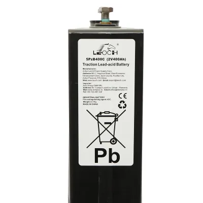 Baterie element tractiune 2V 400Ah pentru vehicule electrice 93x158x554x588mm Leoch Battery - imagine 4