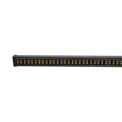 Bara LED stroboscopica galbena 62cm, 60W, 10-30V, 15 moduri iluminare - imagine 4