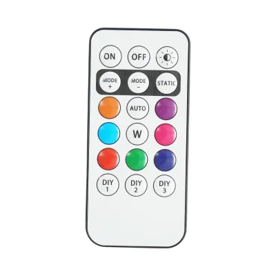 Set 10 lampi LED RGB stroboscopice cu telecomanda, 10 moduri, 8 culori, baterie litiu 110mAh reincarcabila USB-C IP65 - imagine 3