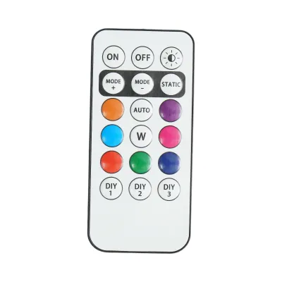 Lampa LED RGB stroboscopica cu telecomanda, 10 moduri, 8 culori, baterie litiu 150mAh reincarcabila USB-C IP65 - imagine 4