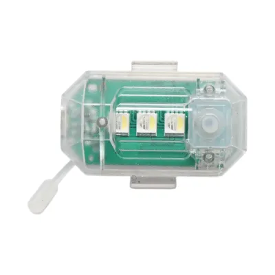 Lampa LED RGB stroboscopica cu telecomanda, 10 moduri, 8 culori, baterie litiu 150mAh reincarcabila USB-C IP65 - imagine 5