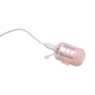 Lampa LED RGB stroboscopica cu telecomanda, 10 moduri, 8 culori, baterie litiu 150mAh reincarcabila USB-C IP65 - imagine 8