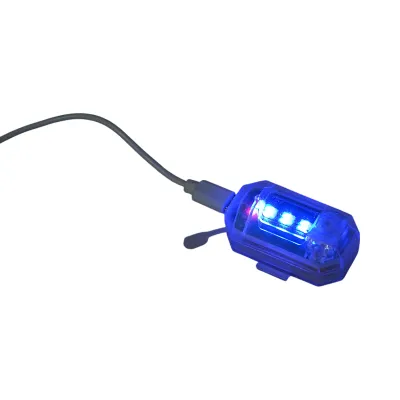 Lampa LED RGB stroboscopica cu telecomanda, 10 moduri, 8 culori, baterie litiu 150mAh reincarcabila USB-C IP65 - imagine 11
