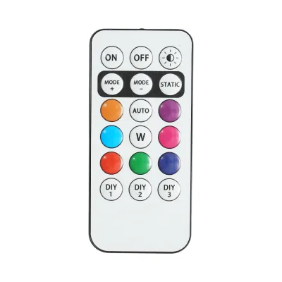 Set 4 lampi LED RGB stroboscopice cu telecomanda, 10 moduri, 8 culori, baterie litiu 150mAh reincarcabila USB-C IP65 - imagine 4