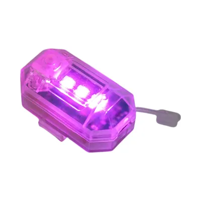 Set 4 lampi LED RGB stroboscopice cu telecomanda, 10 moduri, 8 culori, baterie litiu 150mAh reincarcabila USB-C IP65 - imagine 8