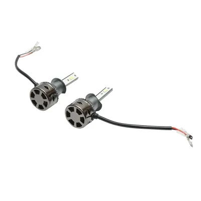 Set 2 becuri auto LED H1, 27W, 12V lumina alb rece - imagine 4