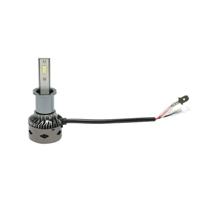 Set 2 becuri auto LED H3, 27W, 12V lumina alb rece - imagine 5