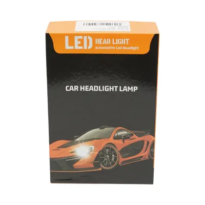 Set 2 becuri auto LED H3, 27W, 12V lumina alb rece - imagine 2