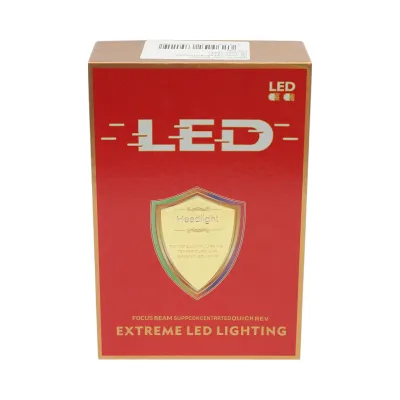 Set 2 becuri auto LED H7, 60W, 12-36V lumina alb rece - imagine 2